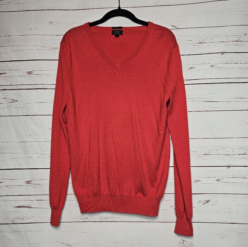 J. Crew Slim Fit V-Neck Wool Sweater